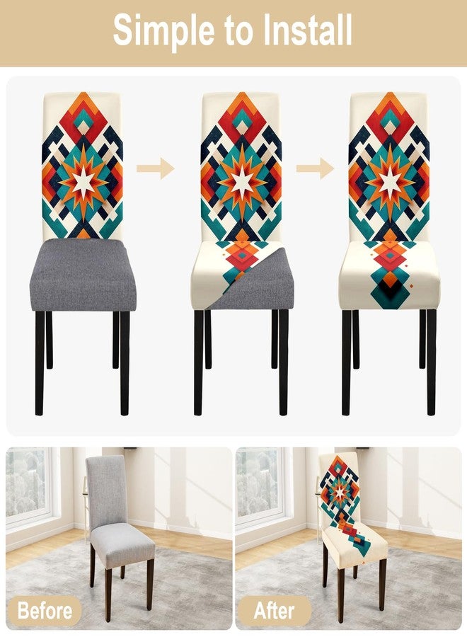 THISFIND أغطية كراسي THISFIND GeoPrism Abstract - قماش سباندكس مطبوع عليه ماسات ثلاثية الأبعاد، أغطية كراسي مكتب مانعة للانزلاق، مقاومة للتجاعيد للاستخدام اليومي - Image 5